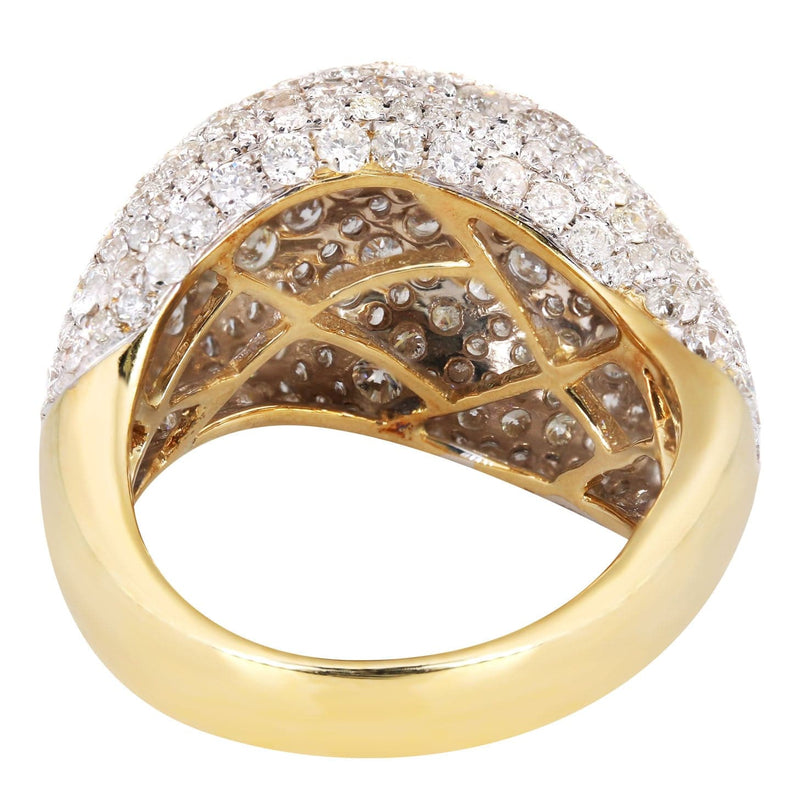 14K Ladies Diamond Cocktail Ring | 4.59 Carats | 8.73 Grams