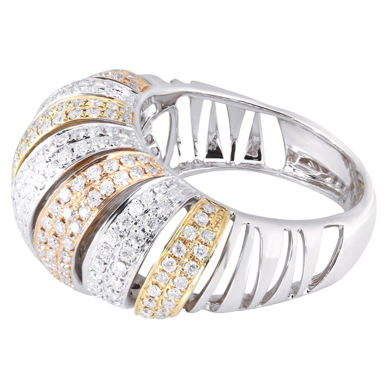 14K Ladies Diamond Cocktail Ring | 1.57 Carats | 8.45 Grams