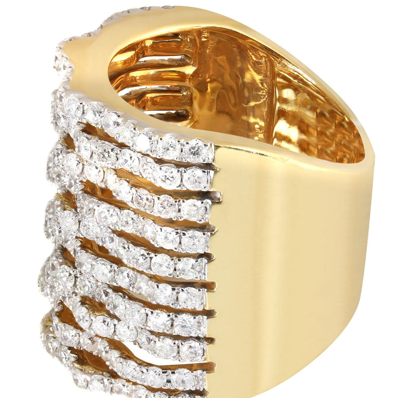 14K Ladies Diamond Cocktail Ring | 3.39 Carats | 15.32 Grams