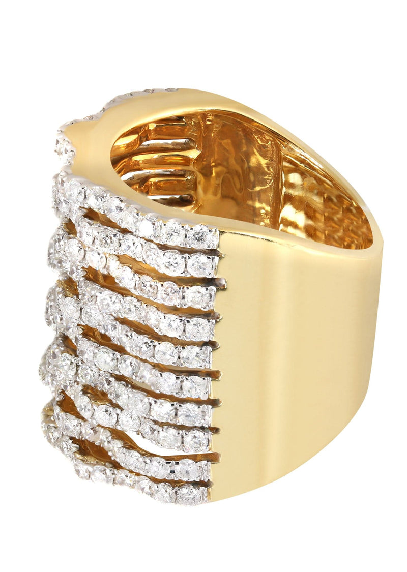 14K Ladies Diamond Cocktail Ring | 3.39 Carats | 15.32 Grams