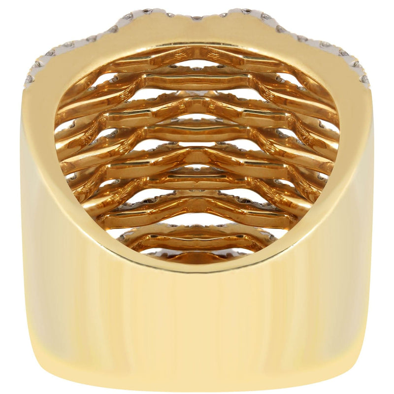 14K Ladies Diamond Cocktail Ring | 3.39 Carats | 15.32 Grams