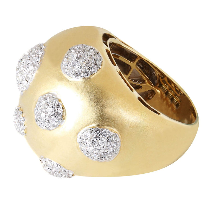 14K Ladies Diamond Cocktail Ring | 1.56 Carats | 17.25 Grams