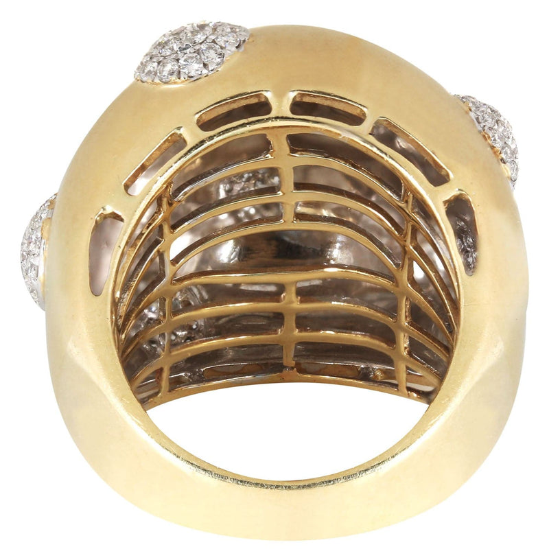 14K Ladies Diamond Cocktail Ring | 1.56 Carats | 17.25 Grams