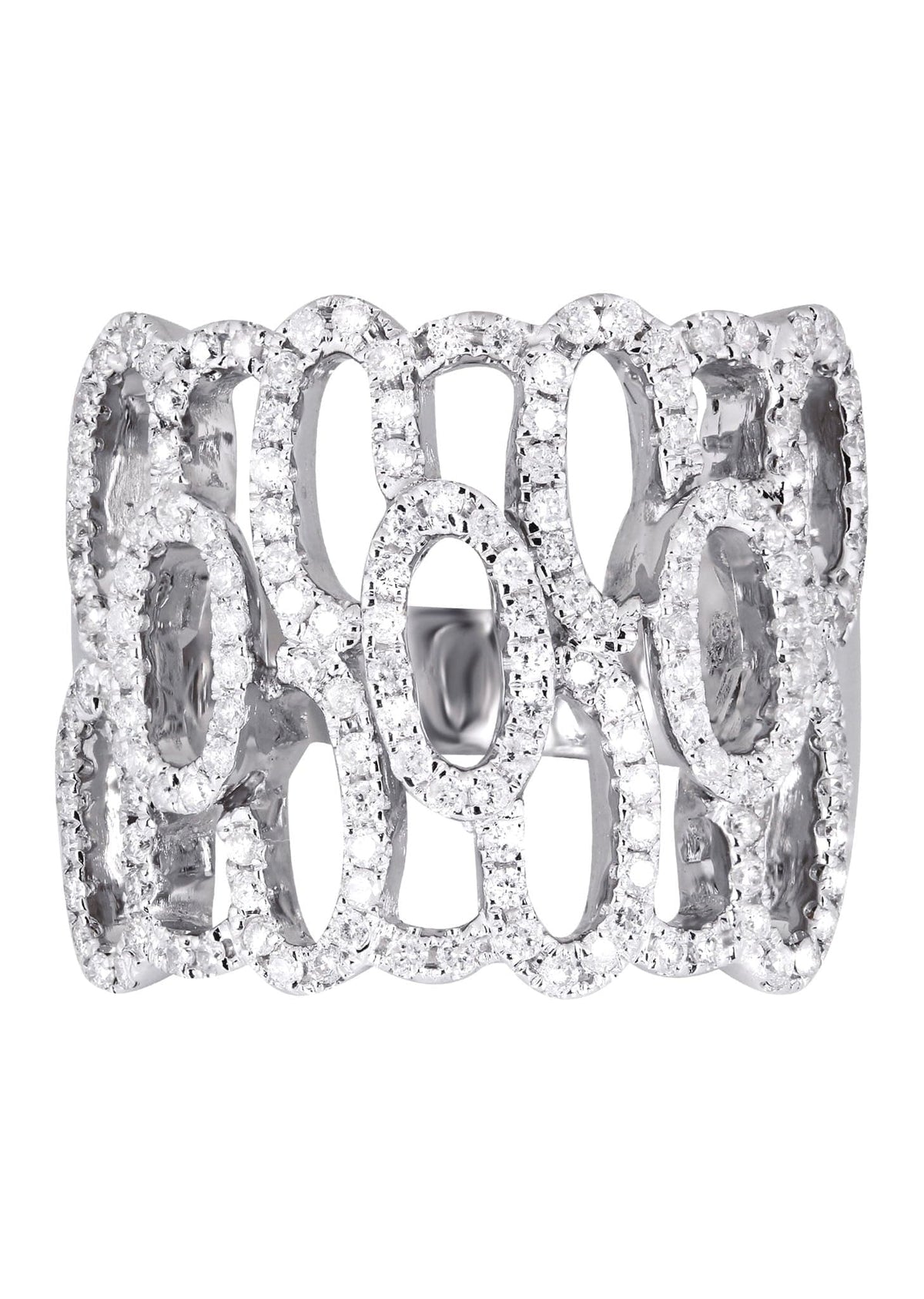 14K Ladies Diamond Cocktail Ring | 0.88 Carats | 12.41 Grams