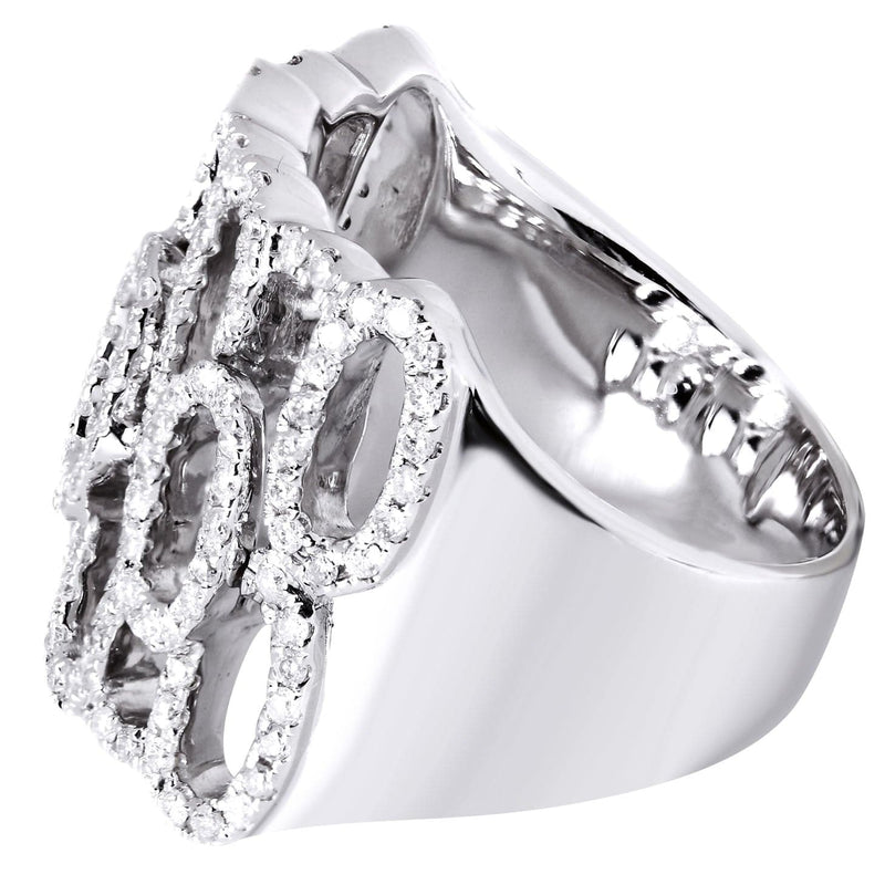 14K Ladies Diamond Cocktail Ring | 0.88 Carats | 12.41 Grams