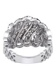 14K Ladies Black Diamond Cocktail Ring | 1.74 Carats | 7.32 Grams