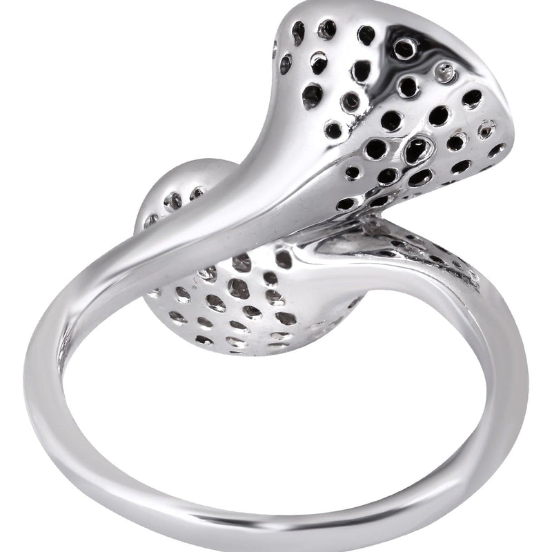 14K Ladies Black Diamond Cocktail Ring | 0.85 Carats | 7.25 Grams