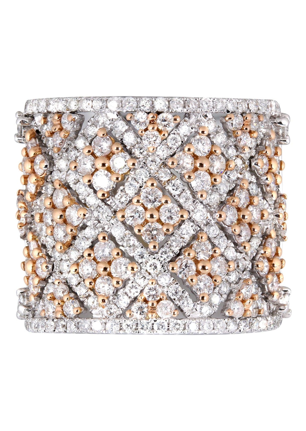 14K Ladies Diamond Cocktail Ring | 2.71 Carats | 13.58 Grams