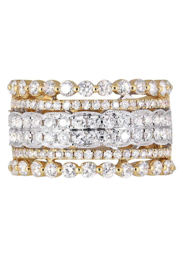 14K Ladies Diamond Cocktail Ring | 1.97 Carats | 8.3 Grams