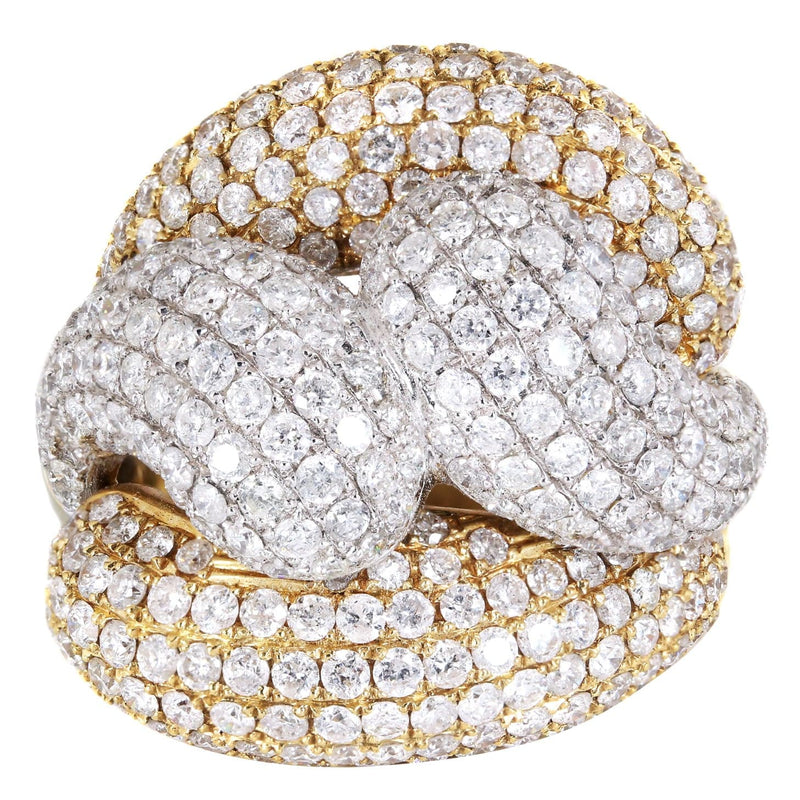 14K Ladies Diamond Cocktail Ring | 5.18 Carats | 13.3 Grams