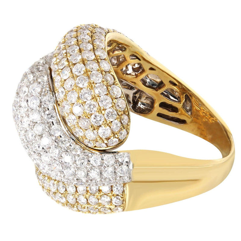 14K Ladies Diamond Cocktail Ring | 5.18 Carats | 13.3 Grams