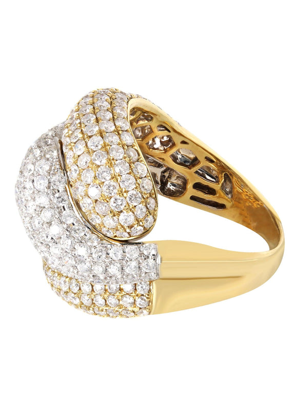 14K Ladies Diamond Cocktail Ring | 5.18 Carats | 13.3 Grams