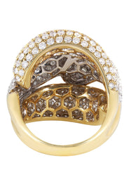 14K Ladies Diamond Cocktail Ring | 5.18 Carats | 13.3 Grams