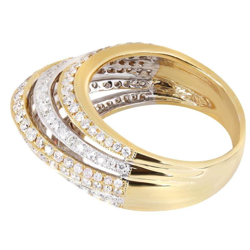 14K Ladies Diamond Cocktail Ring | 1.70 Carats | 6.79 Grams