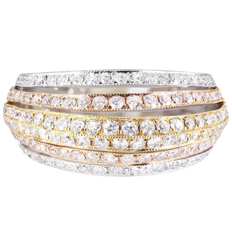 14K Ladies Diamond Cocktail Ring | 1.73 Carats | 6.56 Grams