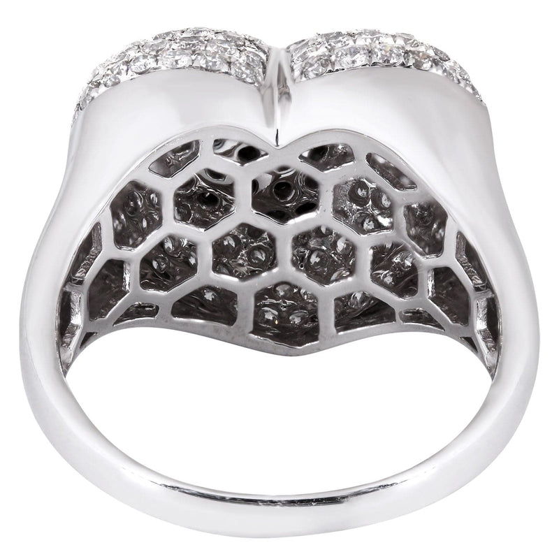 14K Ladies Black Diamond Cocktail Ring | 1.62 Carats | 7.92 Grams