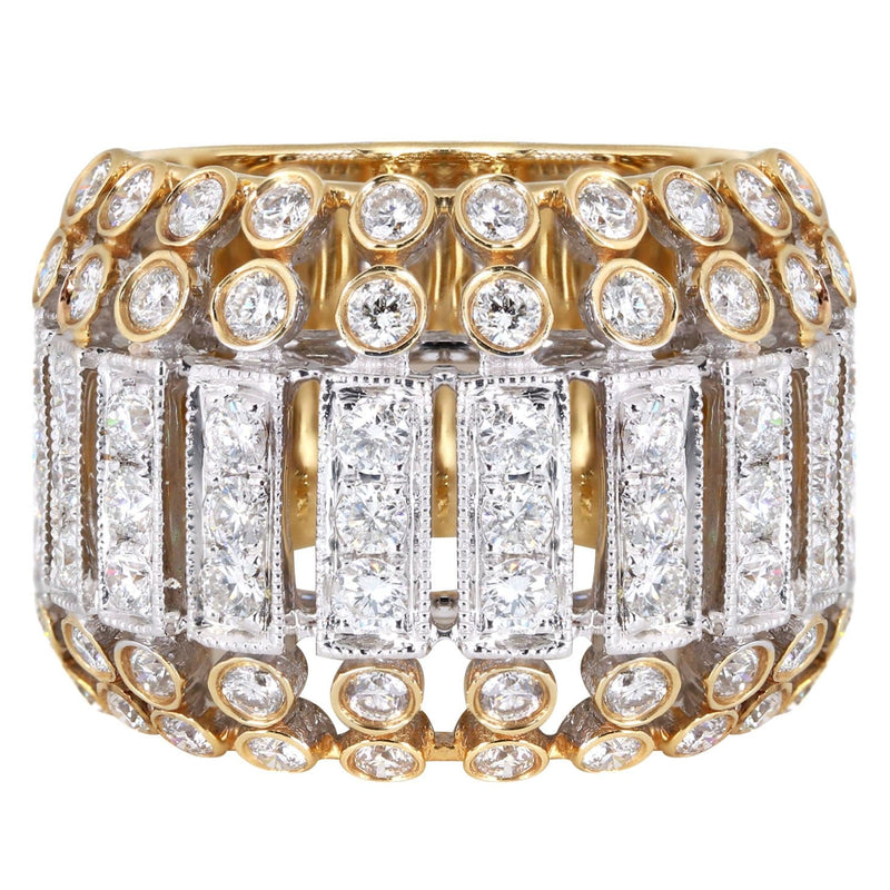 14K Ladies Diamond Cocktail Ring | 2.41 Carats | 15.69 Grams