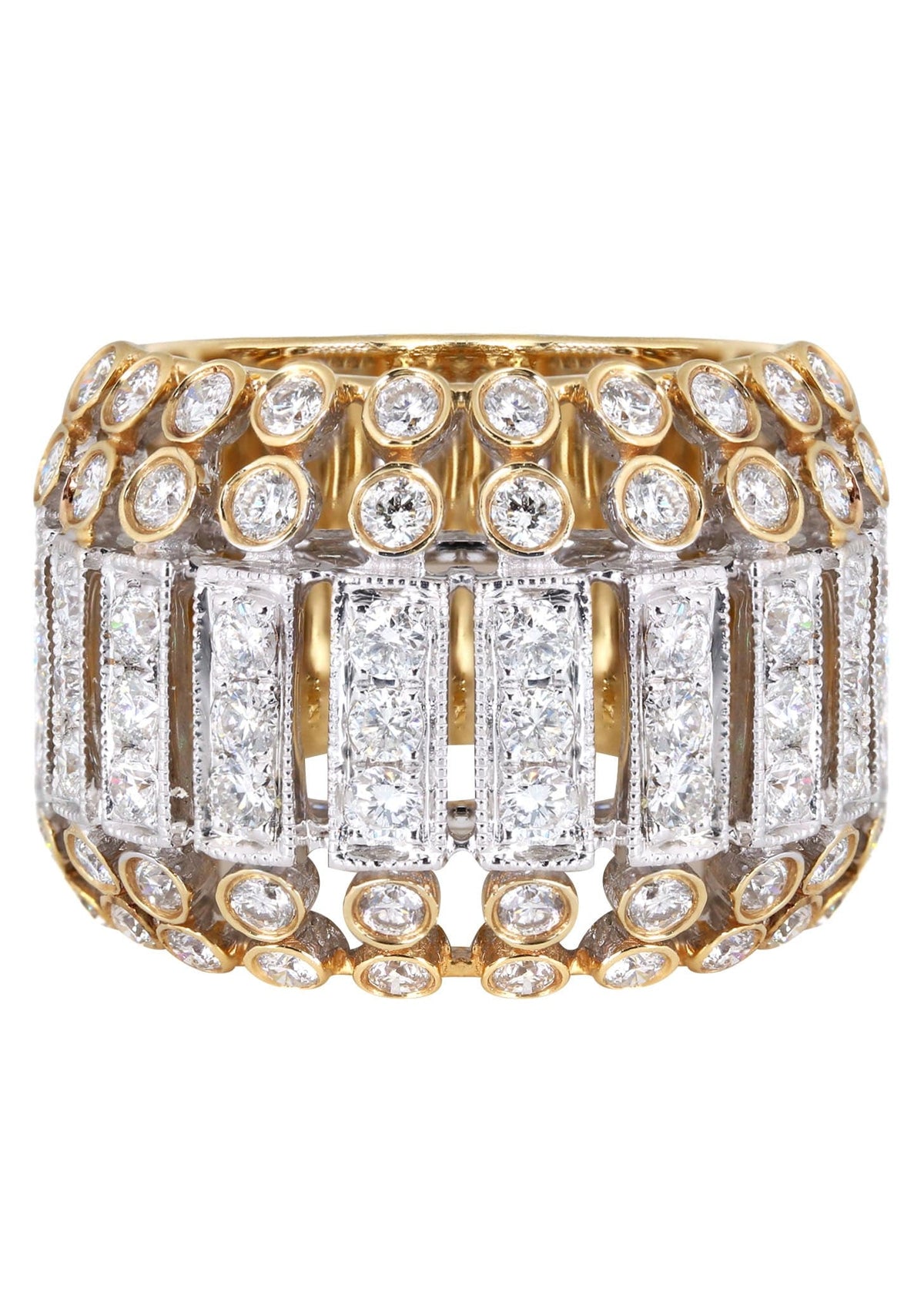 14K Ladies Diamond Cocktail Ring | 2.41 Carats | 15.69 Grams