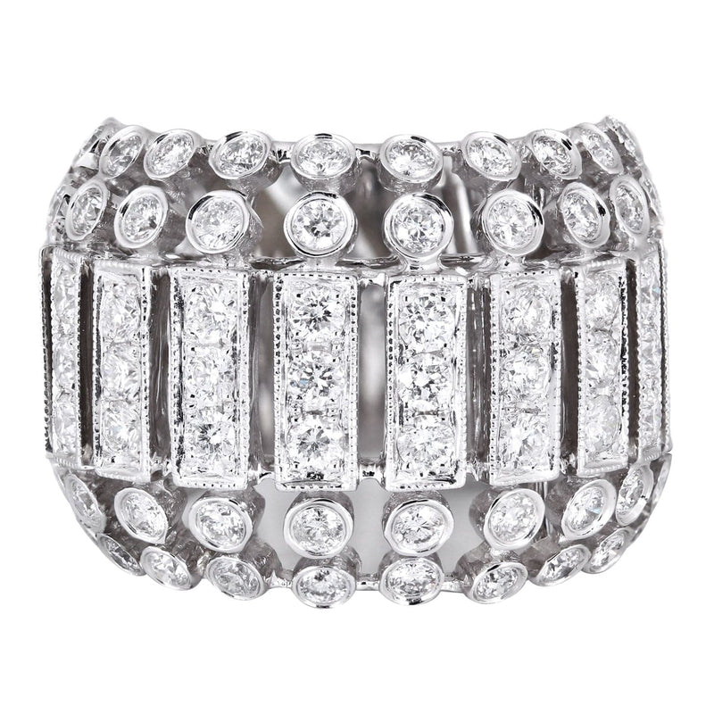 14K Ladies Diamond Cocktail Ring | 2.44 Carats | 15.17 Grams