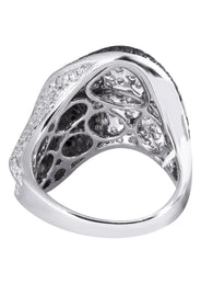 14K Ladies Black Diamond Cocktail Ring | 2.83 Carats | 10.78 Grams