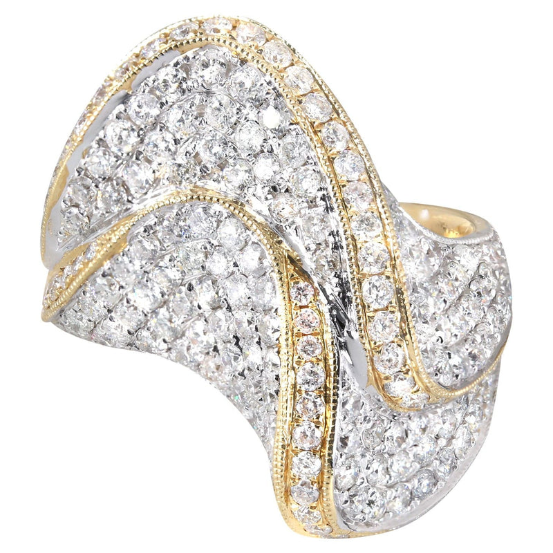 14K Ladies Diamond Cocktail Ring | 2.78 Carats | 10.23 Grams
