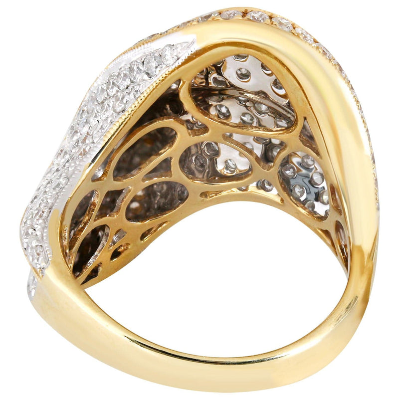 14K Ladies Diamond Cocktail Ring | 2.78 Carats | 10.23 Grams
