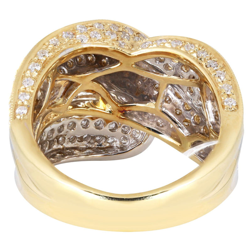 14K Ladies Diamond Cocktail Ring | 1.85 Carats | 12.13 Grams