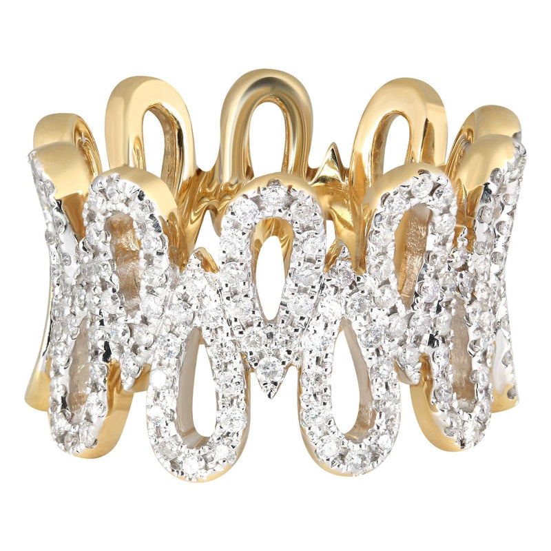 14K Ladies Diamond Cocktail Ring | 1.01 Carats | 11.78 Grams