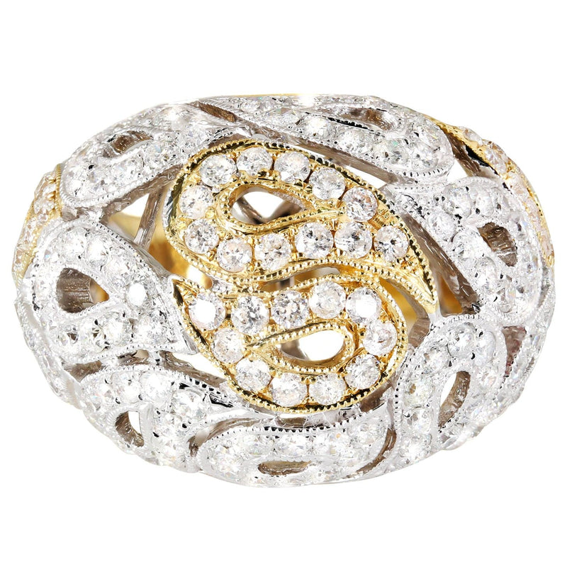 14K Ladies Diamond Cocktail Ring | 2.91 Carats | 12.94 Grams