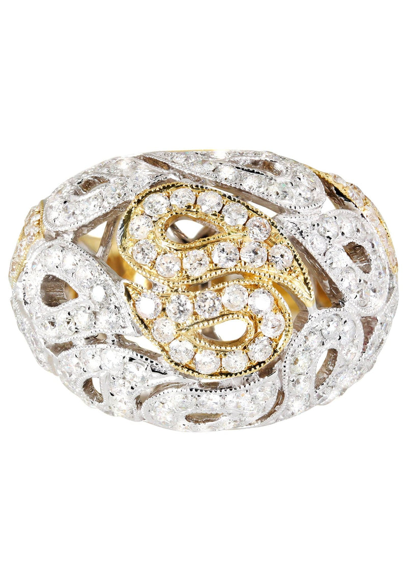 14K Ladies Diamond Cocktail Ring | 2.91 Carats | 12.94 Grams