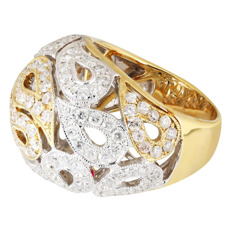 14K Ladies Diamond Cocktail Ring | 2.91 Carats | 12.94 Grams