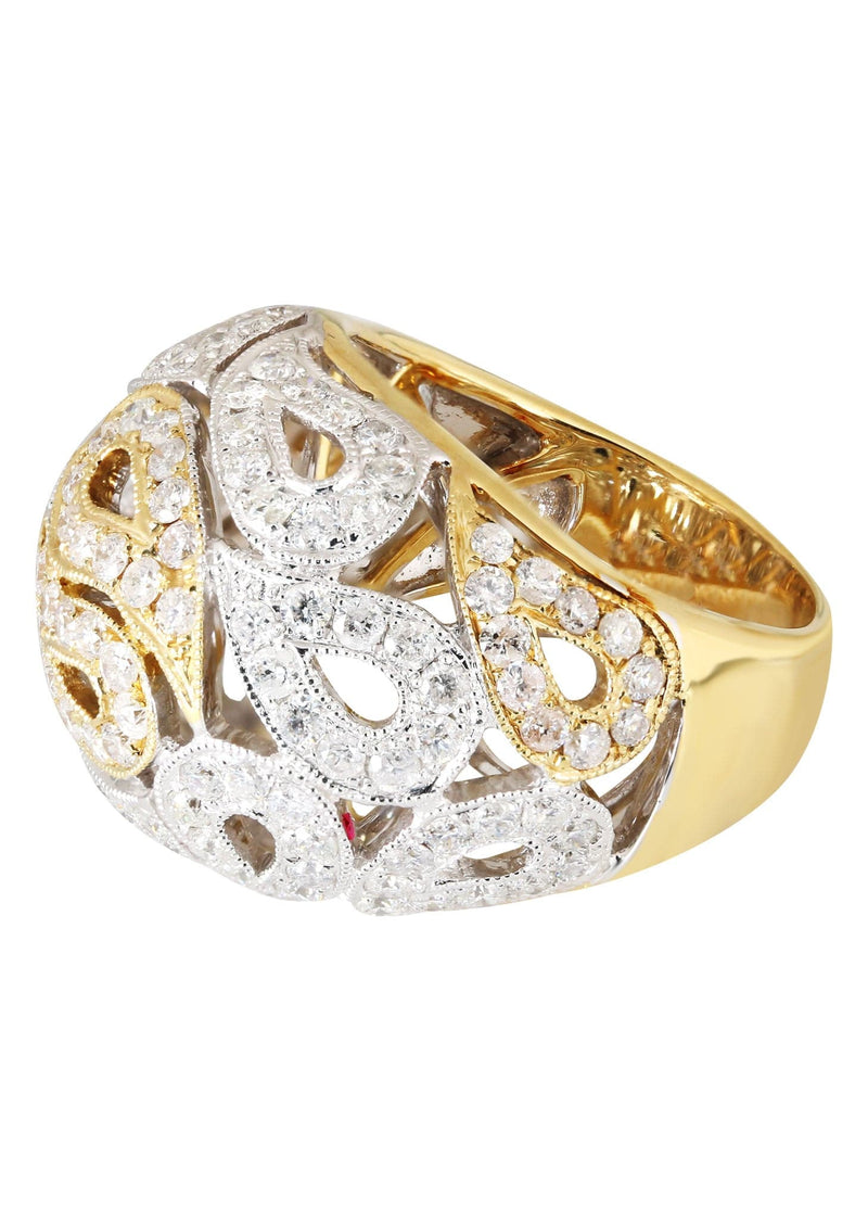14K Ladies Diamond Cocktail Ring | 2.91 Carats | 12.94 Grams