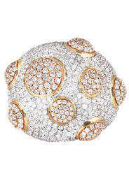 14K Ladies Diamond Cocktail Ring | 4.13 Carats | 14.91 Grams