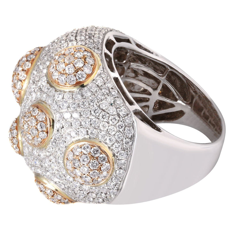 14K Ladies Diamond Cocktail Ring | 4.13 Carats | 14.91 Grams