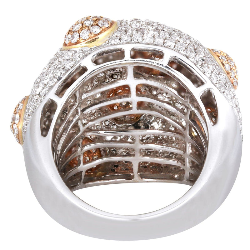 14K Ladies Diamond Cocktail Ring | 4.13 Carats | 14.91 Grams