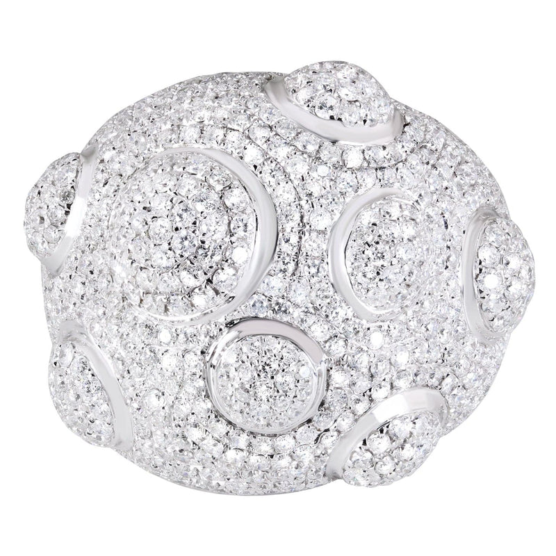 14K Ladies Diamond Cocktail Ring | 4.15 Carats | 15.54 Grams