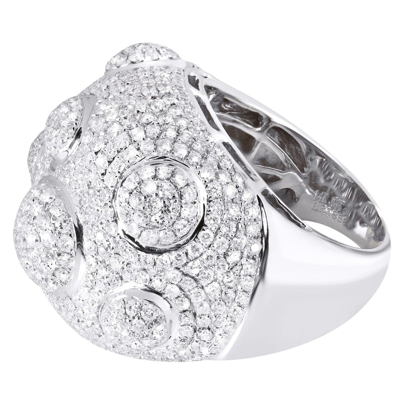 14K Ladies Diamond Cocktail Ring | 4.15 Carats | 15.54 Grams
