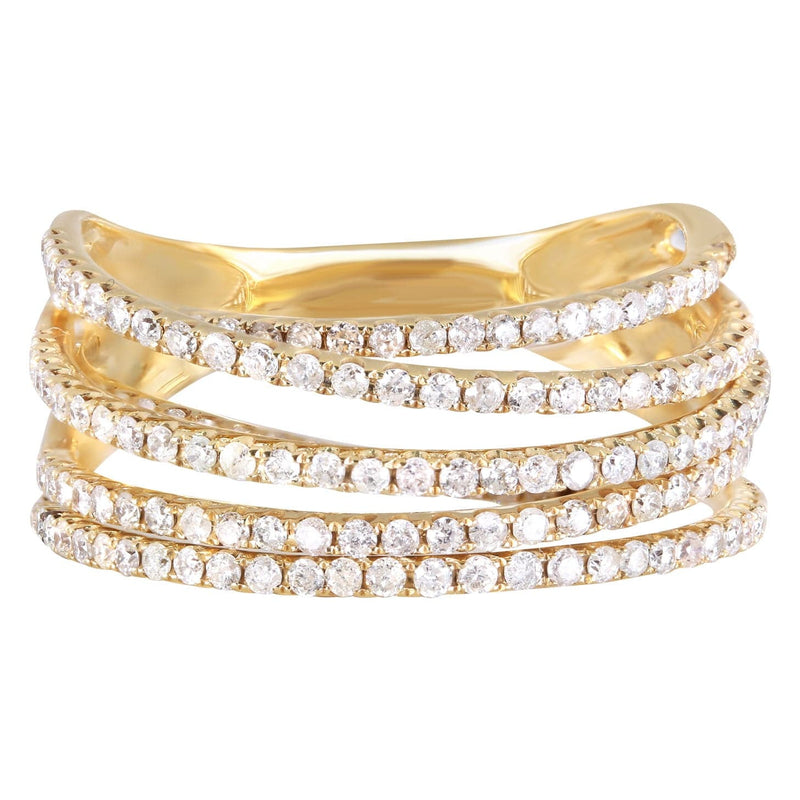 14K Ladies Diamond Cocktail Ring | 6.13 Carats | 17.05 Grams