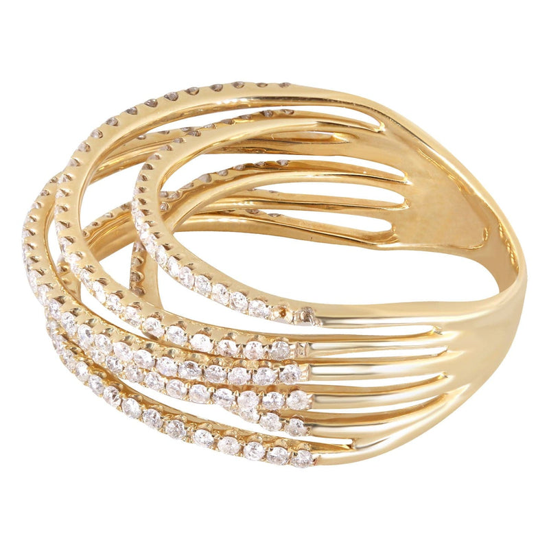 14K Ladies Diamond Cocktail Ring | 6.13 Carats | 17.05 Grams
