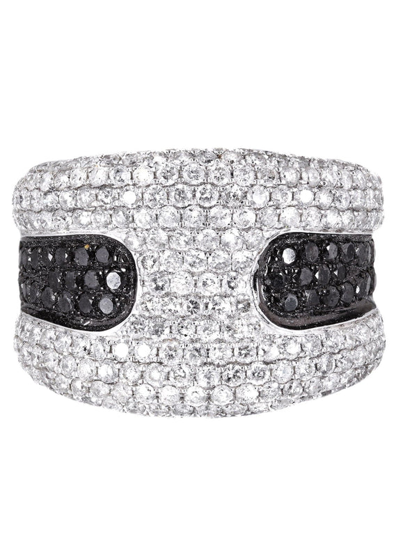 14K Ladies Black Diamond Cocktail Ring | 3.63 Carats | 11.82 Grams