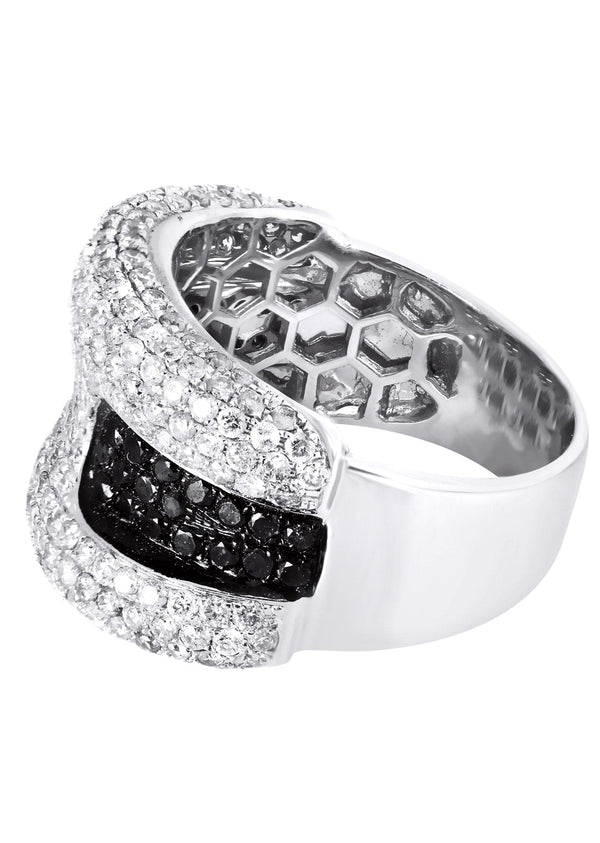 14K Ladies Black Diamond Cocktail Ring | 3.63 Carats | 11.82 Grams