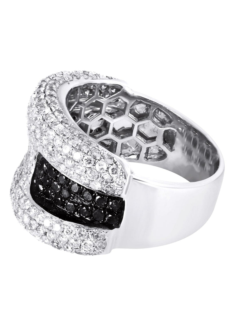 14K Ladies Black Diamond Cocktail Ring | 3.63 Carats | 11.82 Grams