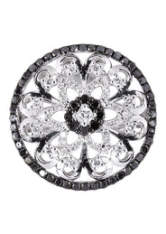 14K Ladies Black Diamond Cocktail Ring | 1.26 Carats | 7.08 Grams