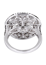 14K Ladies Black Diamond Cocktail Ring | 1.26 Carats | 7.08 Grams
