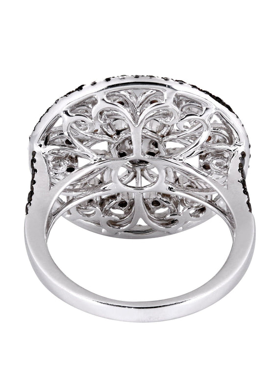 14K Ladies Black Diamond Cocktail Ring | 1.26 Carats | 7.08 Grams