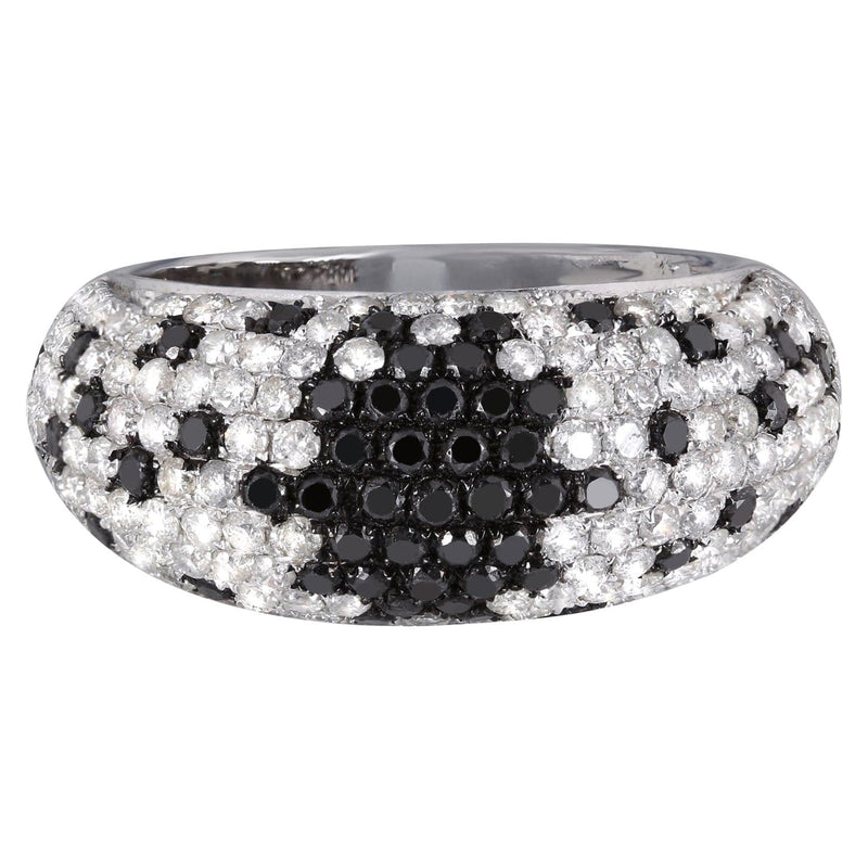 14K Ladies Black Diamond Cocktail Ring | 2.48 Carats | 6.69 Grams
