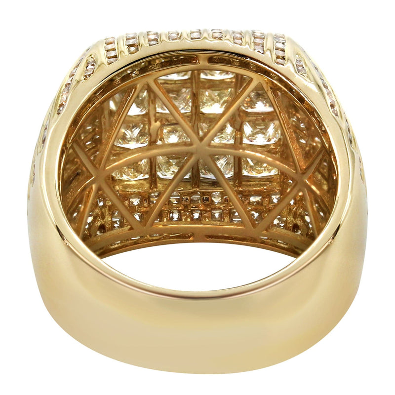 Mens Diamond Ring | 6.91 Carats | 14.42 Grams