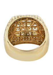 Mens Diamond Ring | 6.91 Carats | 14.42 Grams
