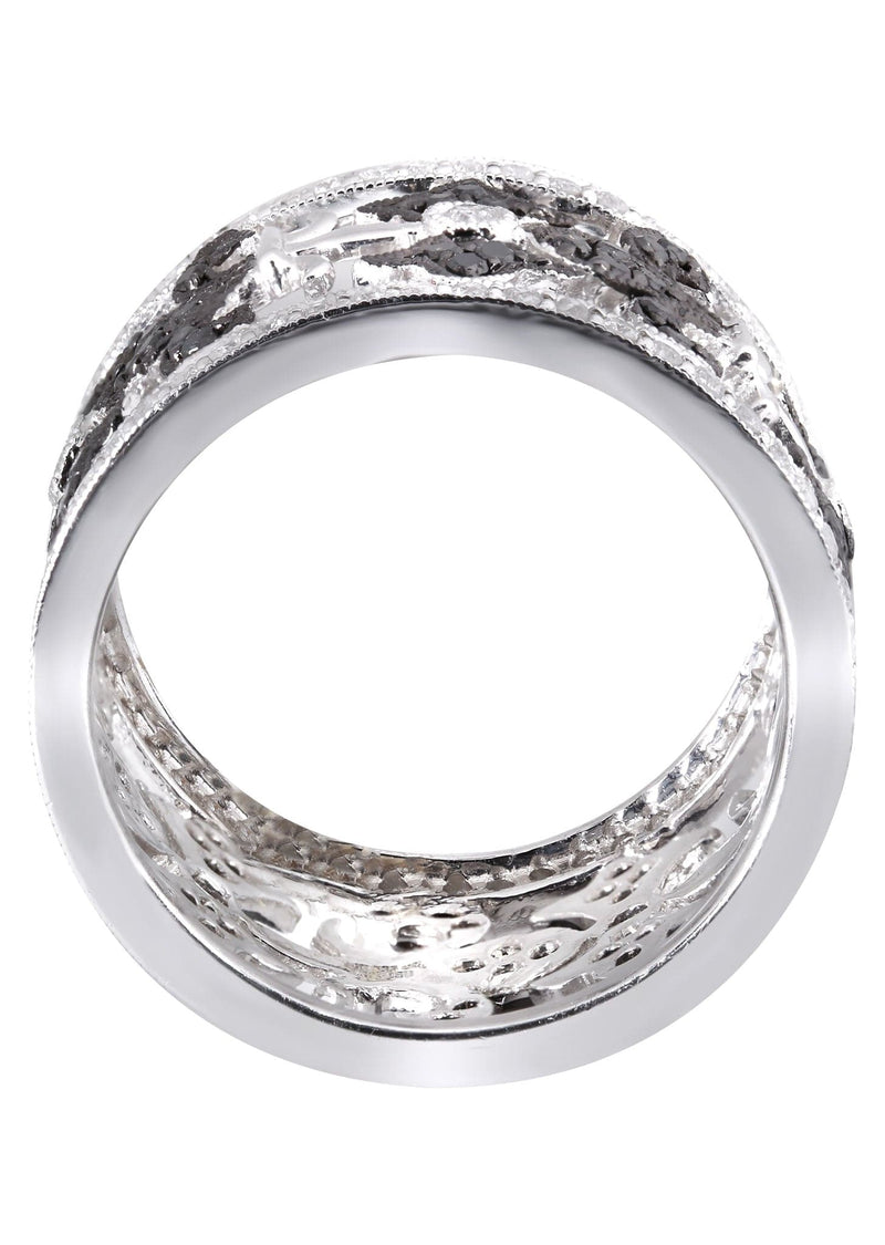 14K Ladies Black Diamond Cocktail Ring | 1.44 Carats | 8.01 Grams