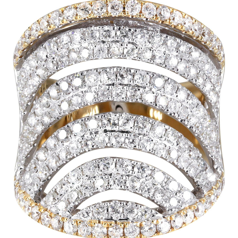 14K Ladies Diamond Cocktail Ring | 2.41 Carats | 10.29 Grams